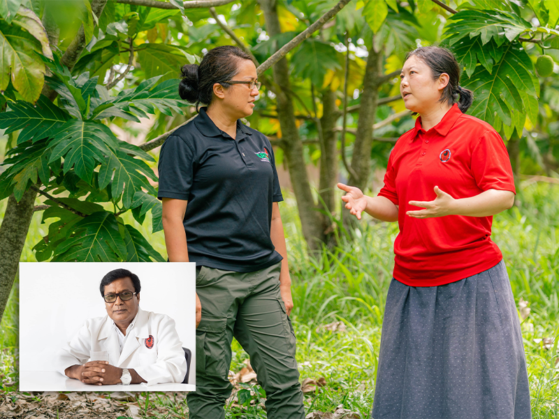 Northern Marianas College CREES Interim Dean Patricia Coleman and NMC Business Professor Dr. Yunzi Zhang, together with NMC CREES Professor and State Program and Food Science Leader Dr. Zaidul Sarker, led the effort to secure a competitive USDA grant in the amount of $10 million which will be used to Cultivate Next Generation Agri-tourism Workforce.